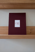 Burgundy Linen Passe-partout