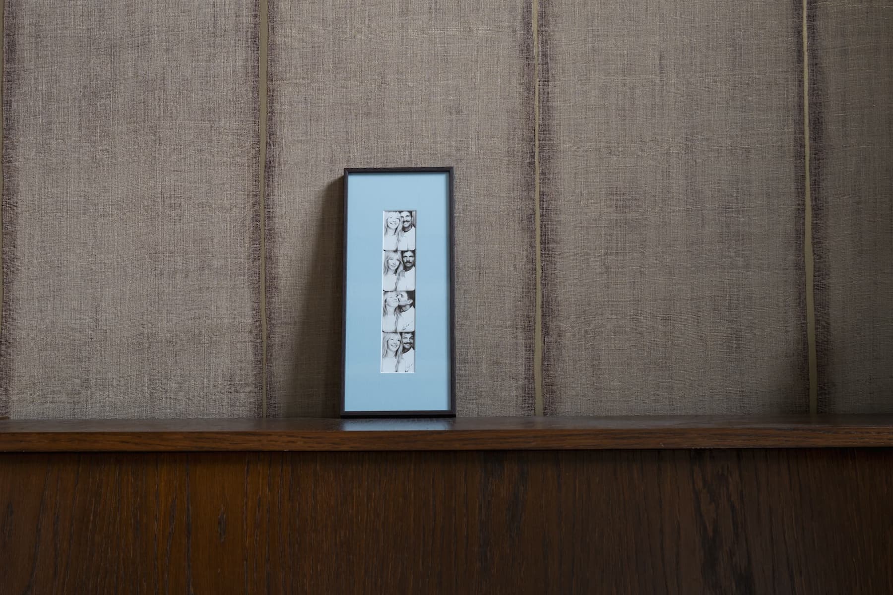Wenge Skyblue Photostrip frame